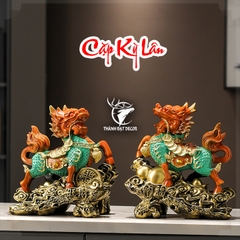 Cặp Tượng Kỳ Lân Phong Thủy Trấn Trạch Chiêu Tài, Quà Tặng Tân Gia Khai Trương Sinh Nhật Decor Nhà