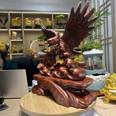 Tượng Đại Bàng Tung Cánh 45*18*43cm, Quà Tặng Decor Phong Thuỷ Tân Gia Khai Trương Sinh Nhật