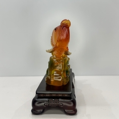 Tượng Phong Thủy Cá Rồng Kim Long Màu Lưu Ly Chiêu Tài , Quà Tặng Tân Gia Khai Trương Trang Trí Nhà Cửa