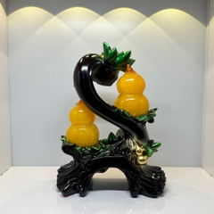 Tượng Cặp Hồ Lô Phong Thủy Như Ý May Mắn, Quà Tặng Tân Gia Khai Trương, Sinh Nhật, Decor Trang Trí Nhà Cửa