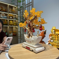 Cây tài lộc ngũ phúc phong thủy 28x10x32cm – Trang trí decor quà tặng tân gia khai trương sinh nhật
