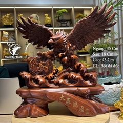 Tượng Đại Bàng Tung Cánh 45*18*43cm, Quà Tặng Decor Phong Thuỷ Tân Gia Khai Trương Sinh Nhật