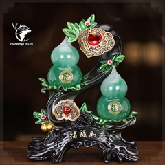 Tượng Cặp Hồ Lô Phong Thủy Như Ý May Mắn, Quà Tặng Tân Gia Khai Trương, Sinh Nhật, Decor Trang Trí Nhà Cửa