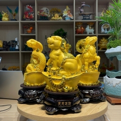 Tượng Phong Thuỷ Linh Vật 12 Con Giáp 18x15x29cm, Quà Tặng Decor Tân Gia Khai Trương Sinh Nhật