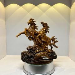 Tượng Song Mã , 2 Con Ngựa Dành Cho Người Tuổi Ngọ Trang Trí Nội Thất, Quà Tặng Tân Gia Khai Trương , Tặng Sếp