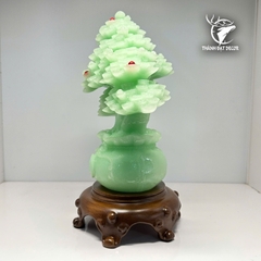 CÂY TÀI LỘC PHONG THỦY MÀU NGỌC BÍCH - CHIÊU TÀI HÚT LỘC CHO GIA CHỦ Quà Tặng Tân Gia Khai Trương
