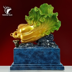 Hộp Hồ Lô Bắp Cải Phong Thủy Size 38, Quà Tặng Tân Gia, Khai Trương, Sinh Nhật, Trang Trí Decor Nhà Cửa