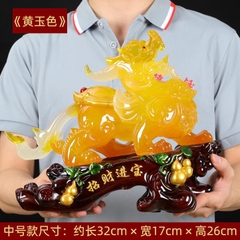 Tượng Tỳ Hưu Trấn Trạch Chiêu Tài 32x17x26, Trang Trí Nội Thất Quà Tặng Tân Gia, Khai Trương,Tặng Sếp Decor Đồng