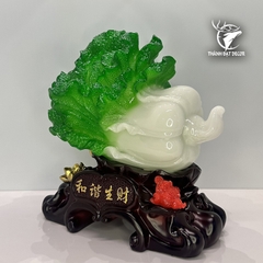 Hồ Lô Bắp Cải Cóc Đỏ Phong Thủy Size 25, Quà Tặng Tân Gia, Khai Trương, Sinh Nhật, Trang Trí Decor Nhà Cửa
