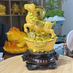 Tượng Phong Thuỷ Linh Vật 12 Con Giáp 18x15x29cm, Quà Tặng Decor Tân Gia Khai Trương Sinh Nhật