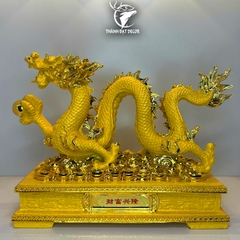 Tượng Phong Thủy Con Rồng Cát Vàng size 35, Dành Cho Người Tuổi Thìn, Quà Tặng Trang Trí Nhà Cửa, Tân Gia, Khai Trương