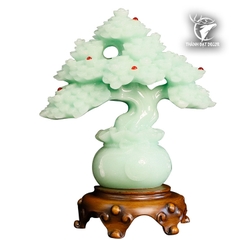 CÂY TÀI LỘC PHONG THỦY MÀU NGỌC BÍCH - CHIÊU TÀI HÚT LỘC CHO GIA CHỦ Quà Tặng Tân Gia Khai Trương