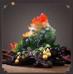 Tượng Tỳ Hưu Trấn Trạch Chiêu Tài size 32, Trang Trí Nội Thất Quà Tặng Tân Gia, Khai Trương, Sinh Nhật, Tặng Sếp