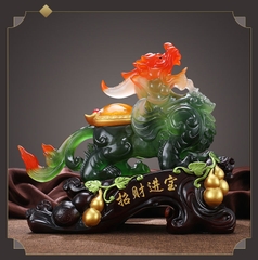 Tượng Tỳ Hưu Trấn Trạch Chiêu Tài size 32, Trang Trí Nội Thất Quà Tặng Tân Gia, Khai Trương, Sinh Nhật, Tặng Sếp