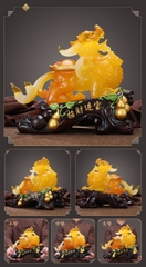 Tượng Tỳ Hưu Trấn Trạch Chiêu Tài size 32, Trang Trí Nội Thất Quà Tặng Tân Gia, Khai Trương, Sinh Nhật, Tặng Sếp