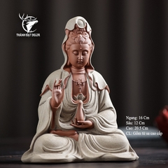 Tượng Phật Bà Quan Thế Âm Bồ Tát Gốm Tử Sa , Tượng Phong Thủy Thờ Cúng, Quà Tặng Tân Gia, Khai Trương, Sinh Nhật