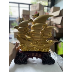 Tượng Thuyền Thuận Buồm Xuôi Gió Phong Thủy size 43cm, Quà Tặng Tân Gia , Khai Trương , Tặng Sếp , Tượng Phong Thủy