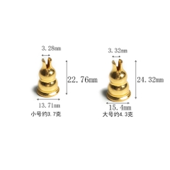 Đế Trụ Đồng Đặt Nụ Trầm Thác Khói, Cắm Nhang Vòng Và Nhang Cây Thắp Hương, Phụ Kiện Để Lư Trầm Vòng Đèn