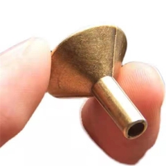 Đế Trụ Đồng Đặt Nụ Trầm Thác Khói, Cắm Nhang Vòng Và Nhang Cây Thắp Hương, Phụ Kiện Để Lư Trầm Vòng Đèn