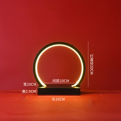 Kệ Gỗ Đặt Tượng Trang Trí Có Đèn Led size 30, Có Thể Đốt Trầm Hương, Quà Tặng Tân Gia Khai Trương Trang Trí Bàn