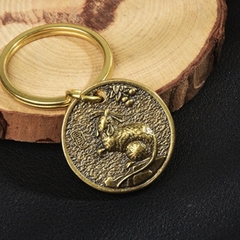 Móc Khóa, Mặt Dây Chuyền 12 CON GIÁP Bằng ĐỒNG CAO CẤP