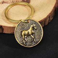 Móc Khóa, Mặt Dây Chuyền 12 CON GIÁP Bằng ĐỒNG CAO CẤP