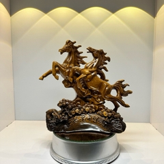 Tượng Song Mã , 2 Con Ngựa Dành Cho Người Tuổi Ngọ Trang Trí Nội Thất, Quà Tặng Tân Gia Khai Trương