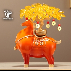Tượng Ngựa Phong Thủy Trí Phòng Khách, Quà Tặng Tân Gia Khai Trương Phù Hợp Với Người Tuổi Ngọ