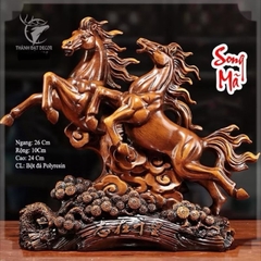 Tượng Song Mã , 2 Con Ngựa Dành Cho Người Tuổi Ngọ Trang Trí Nội Thất, Quà Tặng Tân Gia Khai Trương