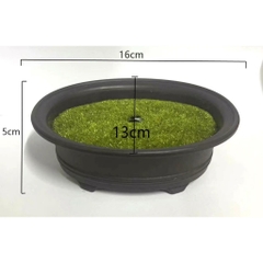 Chậu Cây Tùng Bonsai Bằng Nhựa Trang Trí Tiểu Cảnh, Trang Trí Kèm Các Mẫu Tượng Mini