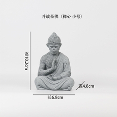 Tượng Tôn Ngộ Không Ngồi Thiền Bằng Đá Sa Thạch , Đấu Chiến Thắng Phật , Tề Thiên Đại Thánh Trang Trí Tiểu Cảnh
