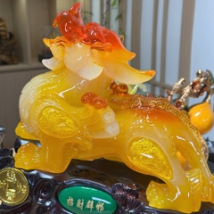 Tượng Tỳ Hưu Kéo Bắp Cải, Cóc Ngậm Tiền Phong Thuỷ Dùng Trang Trí Nội Thất
