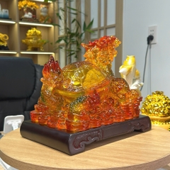 Tượng Long Quy Chiêu Tài 28*18*24 , Rùa Đầu Rồng, Quà Tặng Tân Gia Khai Trương Sinh Nhật Trang Trí Nhà Cửa