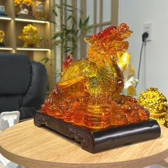 Tượng Long Quy Chiêu Tài 28*18*24 , Rùa Đầu Rồng, Quà Tặng Tân Gia Khai Trương Sinh Nhật Trang Trí Nhà Cửa