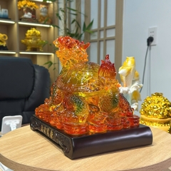 Tượng Long Quy Chiêu Tài 28*18*24 , Rùa Đầu Rồng, Quà Tặng Tân Gia Khai Trương Sinh Nhật Trang Trí Nhà Cửa