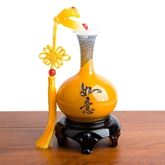 Cặp Lọ Bình An Như Ý size 11x22 Trang Trí Nhà Cửa , Tượng Phong Thủy Quà Tặng Tân Gia Khai Trương Sinh Nhật