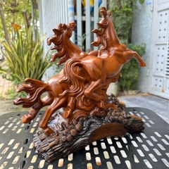 Tượng Song Mã , 2 Con Ngựa Dành Cho Người Tuổi Ngọ Trang Trí Nội Thất, Quà Tặng Tân Gia Khai Trương
