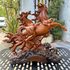 Tượng Song Mã , 2 Con Ngựa Dành Cho Người Tuổi Ngọ Trang Trí Nội Thất, Quà Tặng Tân Gia Khai Trương