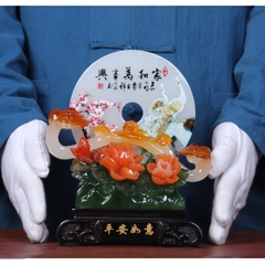 Cặp Lọ Bình An Như Ý Trang Trí Nhà Cửa , Tượng Phong Thủy Quà Tặng Tân Gia Khai Trương Sinh Nhật