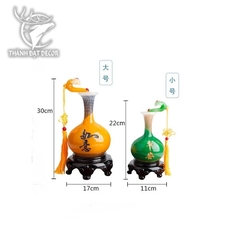Cặp Lọ Bình An Như Ý size 11x22 Trang Trí Nhà Cửa , Tượng Phong Thủy Quà Tặng Tân Gia Khai Trương Sinh Nhật