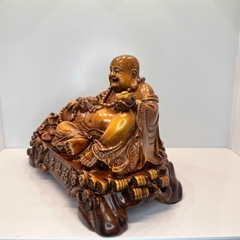 [Rẻ vô địch] Tượng Phật Di Lặc Màu Gỗ, Quà Tặng Tân Gia Khai Trương, Bàn Thờ Thần Tài Thổ Địa Trang Trí Nhà Cửa