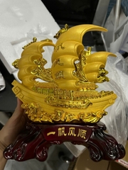 Tượng Thuyền Thuận Buồm Xuôi Gió Phong Thủy Size 30 , Quà Tặng Tân Gia , Khai Trương , Tặng Sếp , Tượng Phong Thủy