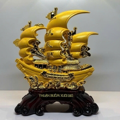 Tượng Thuyền Thuận Buồm Xuôi Gió Phong Thủy Size 30 , Quà Tặng Tân Gia , Khai Trương , Tặng Sếp , Tượng Phong Thủy