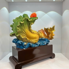 Hộp Hồ Lô Bắp Cải Phong Thủy Size 38, Quà Tặng Tân Gia, Khai Trương, Sinh Nhật, Trang Trí Decor Nhà Cửa