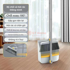 Bộ chổi - hốt rác xoay 360 độ