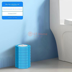 Bộ chổi cọ nhà vệ sinh + 8 miếng dùng 1 lần