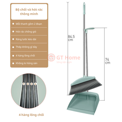 Bộ chổi - hốt rác xoay 360 độ