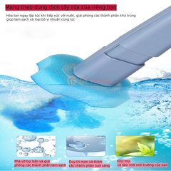 Bộ chổi cọ nhà vệ sinh + 8 miếng dùng 1 lần