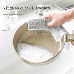 Giẻ bạc rửa chén đa năng