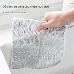 Giẻ bạc rửa chén đa năng